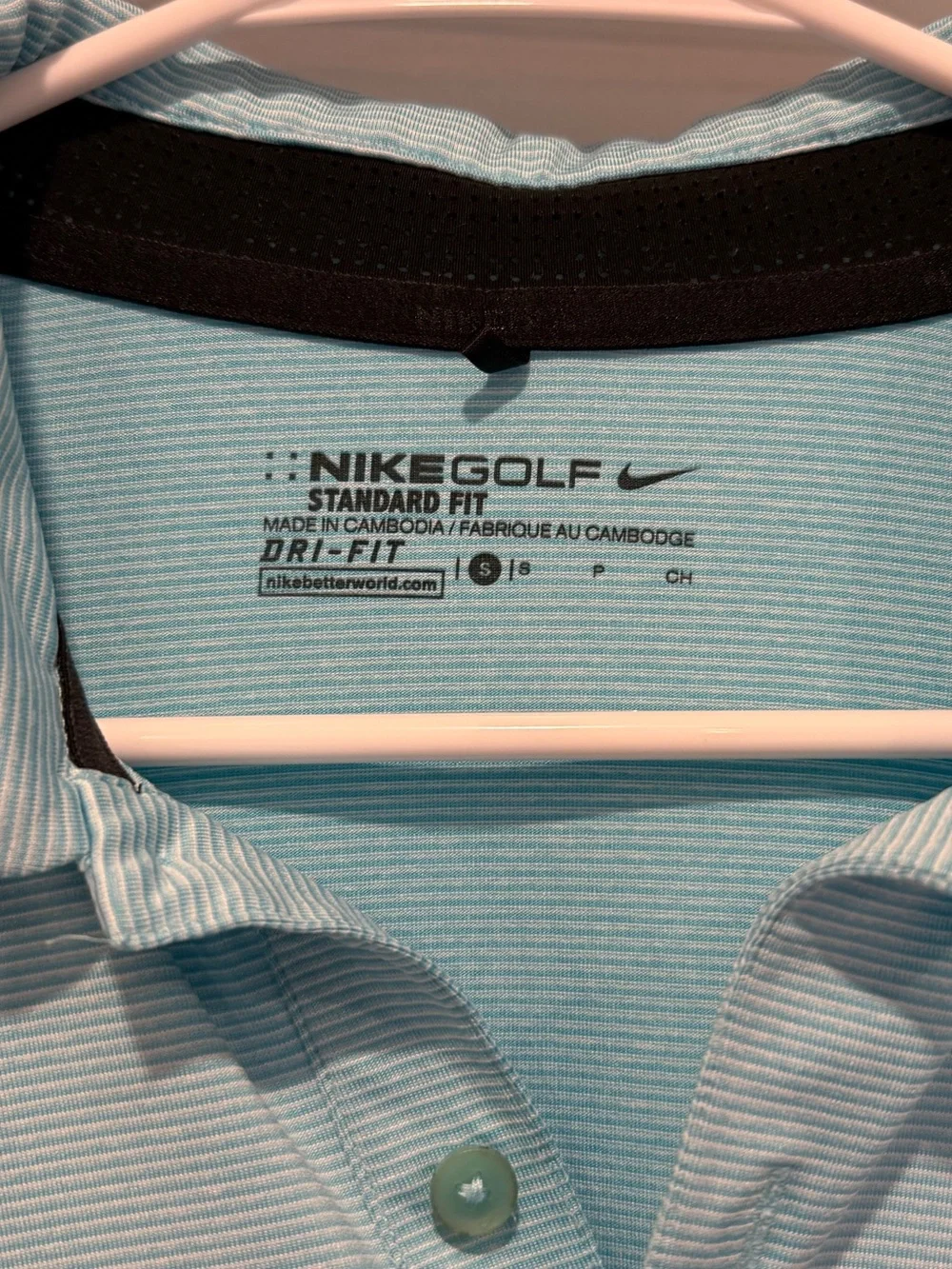 Nike Light Blue Golf Polo Shirt - 2017 U.S. Open Erin Hills